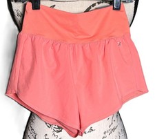 DSG Girl's Small Coral Pink Stride Running Shorts 50 UV Moisture Wicking NWT