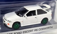 Greenlight 1/64 Ford Escort Rs Cosworth 1995 White Chase Diecast Model Car