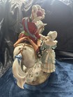 Rare Capodimonte Figurine-  Man on Horse with Girl, Hand Painted — photo 5