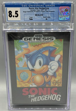 Sonic The Hedgehog Sega Genesis First Print Sealed New CGC 8.5 A+ Graded
