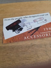 1985 General Motors Accessories Sales Brochure - Vintage