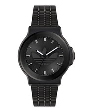 Adidas Originals Black Unisexs Analogue Watch Expression Three AOFH25504