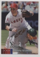 2020 Topps Stadium Club Chrome Refractor Tommy La Stella #90 0b3