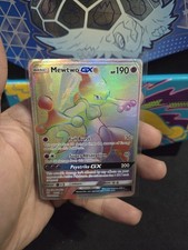 Pokémon Mewtwo GX 76/73 Rainbow Secret Rare Holo Card Shining Legends Dmg on eBay