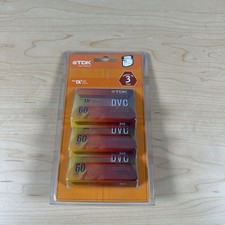 TDK DVC 60 Mini DV Digital Video Cassette Tapes Superior Grade Lot of 4-Sealed