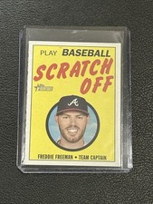 2019 Topps Heritage 1970 Topps Scratch Off Freddie Freeman #5 C2