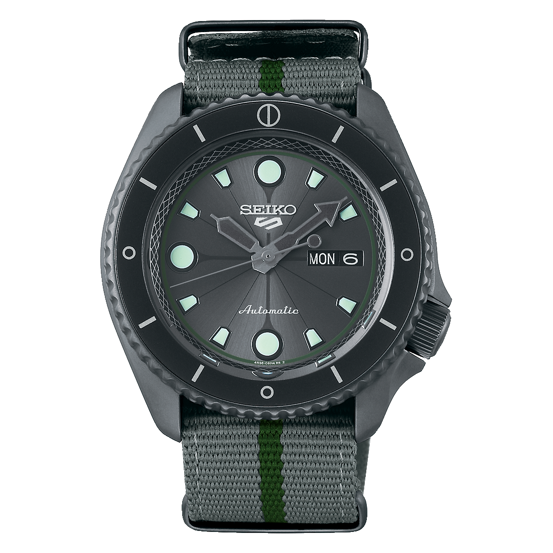 【新品】Seiko Matsuda2026スイトピーブーケ&巾着袋B5黒　刺繍入 Seiko 5 Sport NARUTO & BORUTO SHIKAMARU SRPF75K1 SRPF75 Automatic
