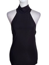 WAYF Black Sleeveless Turtleneck Bodysuit Size Medium NWT