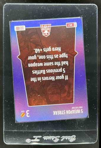 2024 Bo Jackson Battle Arena 5 Weapon Streak First Edition Bonus Play #BPL-7