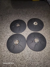 FlowBelow Aero Wheel Cover Set, 4 Chrome Adjustable 22.5" Hub Caps DUALS