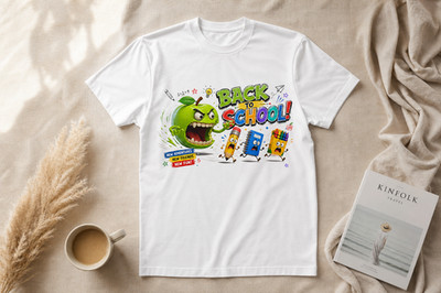 Back To School Funny Apple Teacher T-Shirt, Cute Classroom Tee