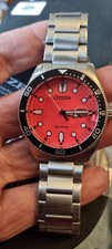 SUPERB CITIZEN ECODRIVE E111 CALIBRE CALANDAR DIVE STYLE WATCH. FULL SET.