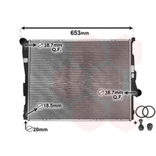 1X VAN WEZEL KÜHLER MOTORKÜHLUNG FÜR BMW 1611557 NEU