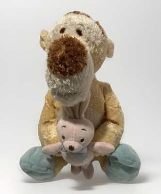 Walt Disney World BedtimeTigger w/ Slippers and Bunny 12'' Plush Winnie the Pooh