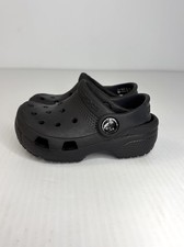 Crocs Classic Clog Black Slip On Comfort Sandals Lightweight Kids Size C6 Sz 6