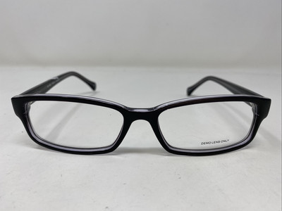 Legacy MP BK/CR 55-16-145 Black/Crystal Plastic Full Rim Eyeglasses Frame  M92