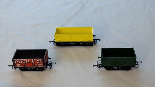 Vagones abiertos Hornby OO sin caja R1085 LWB 13578, R010 y Triang R10 | Zustand: Used