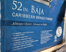 Harbor Breeze Baja 52 in Ceiling Fan Caribbea...