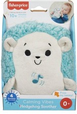 Fisher Price Calming Vibes Hedgehog Baby Soother Plush Sound Light NEW