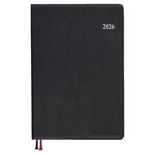 Daigo 2026 Planner, Appointment Weekly Vertical, A6, Black, E8435, 2025, Starts 