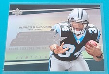 2006 UD Rookie Exclusive Edition SP RC #206 DeAngelo Williams Card O6. rookie card picture