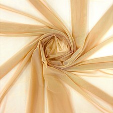 4-Way Stretch Power Mesh Fabric by The Yard - 60" Wide Nylon Spandex Sheer Ne...