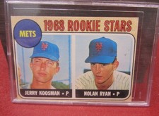 **REPRINT**1968 Topps -Rookie Stars Nolan Ryan, Jerry Koosman