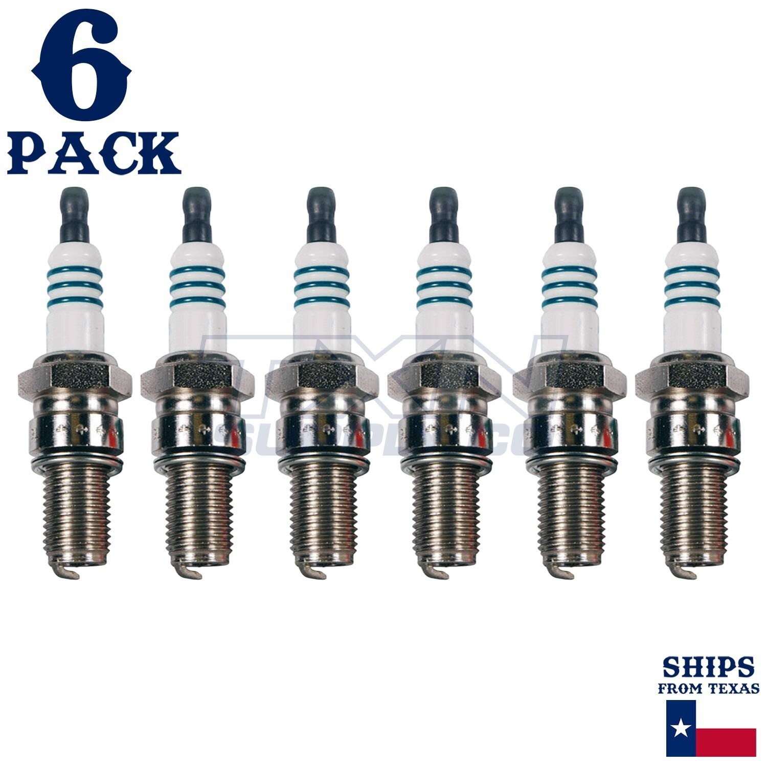 6 Pack Denso 5392 Iridium Power Spark Plugs IWM27