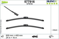 Valeo Scheibenwischer Wischblatt Vorne FüR Dacia Sandero III Logan 3K Jogger RK