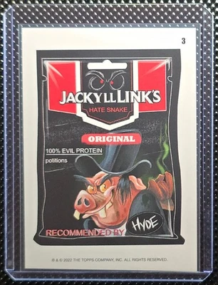 2022 Wacky Packages May Series Jackyll Link's 3 - Puzzle Back - Image 1 of 2