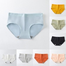 Moisture Wicking Solid Color Women's Brief Underpant with Cozy Comfort