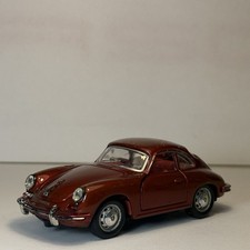 1:36 Scale Porsche 356B Coupe Diecast Model Car Metallic Bronze 1959 Hongwell
