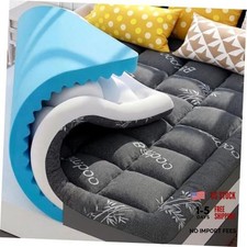 4 Inch Dual Layer Size Cooling Mattress Topper Pressure-Relieving 2 King