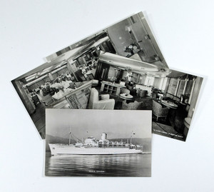 Peninsular Oriental Steam Navigation SS Chusan Ocean Liner Photo Postcards 1950s
