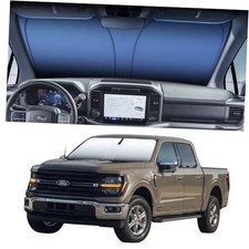 Windshield Sun Shade for Cars, Front Windshield Sunshade with Custom-Fit Medium