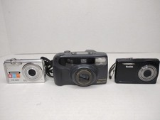 Lot Of 3 Parts Only Cameras Olympus FE-320/Kodak 10 Megapixel/Pentex 928