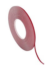 Chartpak Graphic Art Tape, 1/16 W x 648 L Inches, Red Matte, 1 Roll BG6202M