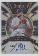 2020 Panini Select Sparks Signatures Holo Prizm 18/99 Logan Allen Auto v1x