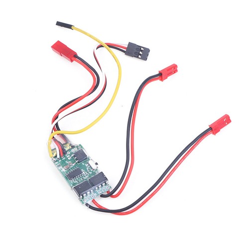 RC Geborsteld ESC, 2 Stuks 6V-14V Bidirectioneel Bidirectioneel Geborsteld ESC 2S-3S Lipo RC Geborsteld Motor Snelheidsregelaar voor RC Model Auto Boot Tank 130 180