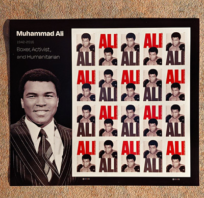Muhammad Ali Forever Stamp Sheet 20 Stamps 2026 MNH