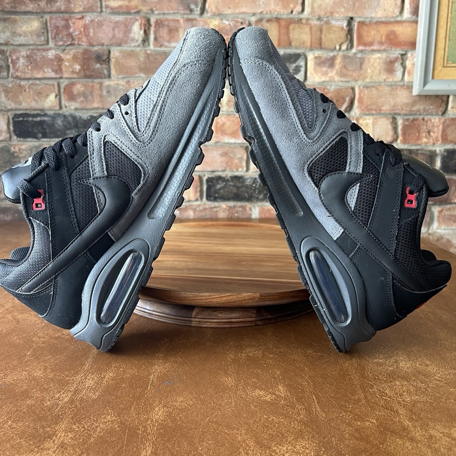 Nike Air Max Command Men Size US11 Black Wolf Grey Infrared Sneakers Shoes thumbnail 9