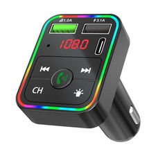 2 Cargador USB Para Carro Radio Auto Estereos Bluetooth USB MP3 FM Transmisor