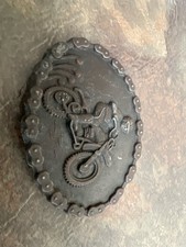 VINTAGE DIRT BIKE BELT BUCKLE WBP015436 