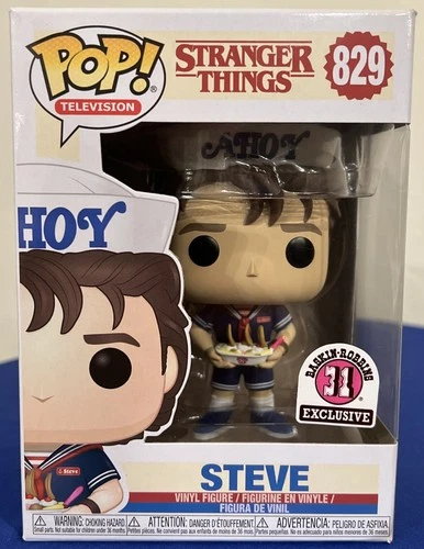 Funko Pop! Netflix Stranger Things STEVE #829 Baskin Robbins Exclusive