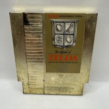 The Legend of Zelda  5 Screw Gold Variant Nintendo NES Cartridge 5 Screw Tested