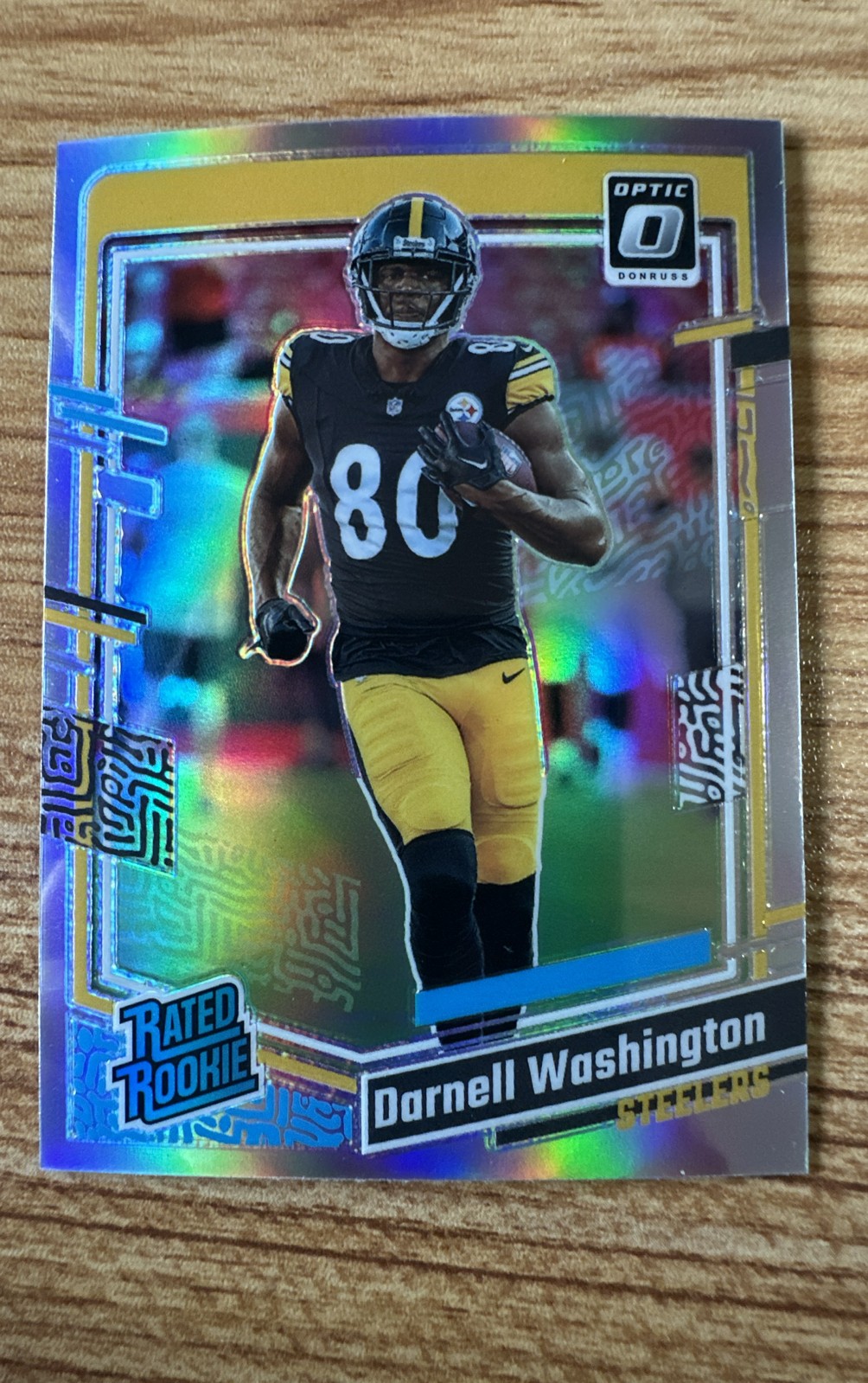 2023 Panini Donruss Optic - Rated Rookie Darnell Washington #286 Holo Prizm (RC)