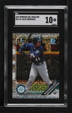 2019 Bowman Chrome Prospects Mega Box Mojo Refractor Julio Rodriguez SGC 10 v9t