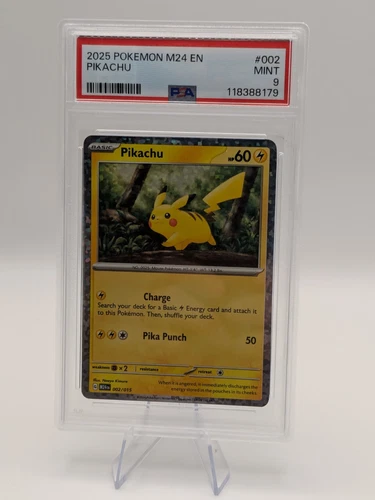 2025 POKEMON M24 EN-MCDONALD'S COLLECTION #002 PIKACHU PSA 9