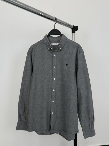 Men Farah Shirt Grey 38 / M / 46