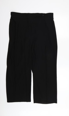 Louben Damen Hose schwarz Viskose Größe 40 in L28 in